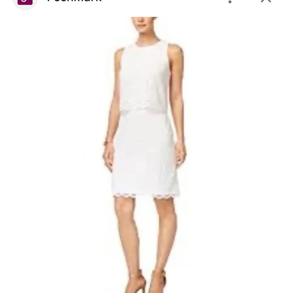 Charter Club Lace Tiered popover Dress NWT PS wedding shower classy